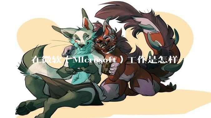 在微软（Microsoft）工作是怎样一番体验？